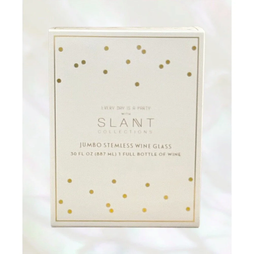 SLANT  Jumbo Stemless Wine Glass 